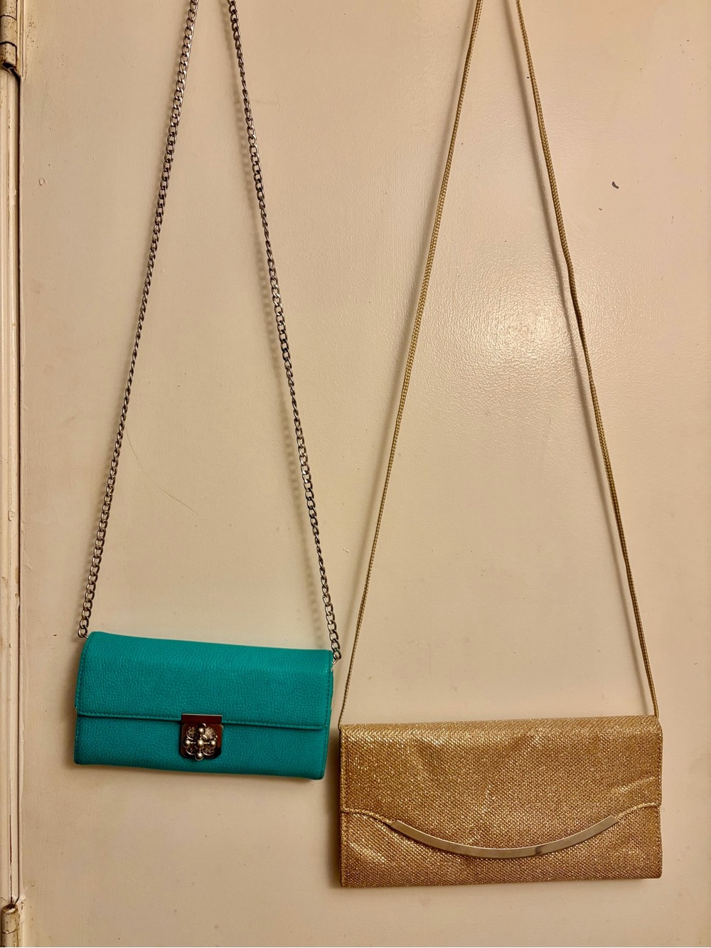 Turquoise Crossbody Shoulder Bag - Unbranded